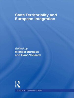 cover image of State Territoriality and European Integration